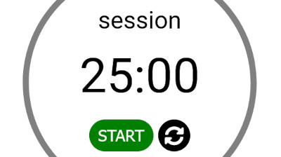 A Javascript Pomodoro clock app (detail)